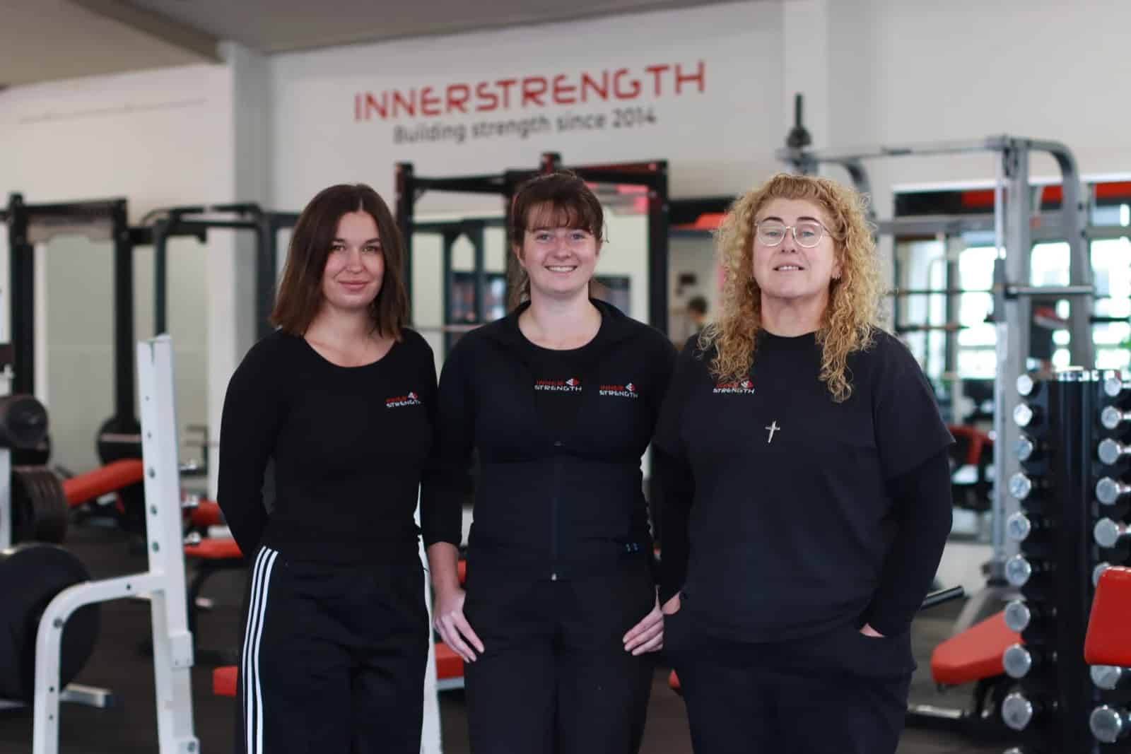Erin, Mikayla and Annie, the reception and admin team